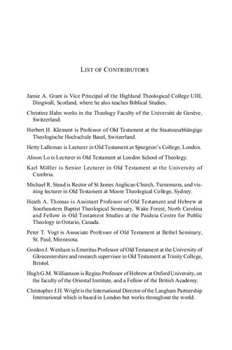 A God Of Faithfulness Essays In Honour Of J Gordon Mcconville On His 60th Birthday Jamie A Grant Alison Lo Gordon J Wenham Editors