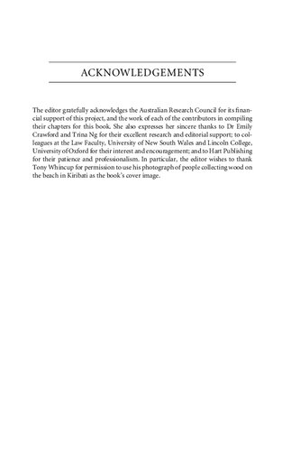 Climate Change And Displacement Multidisciplinary Perspectives Jane Mcadam Editor