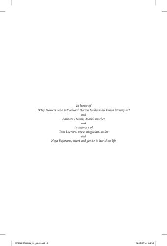 Approaching Silence New Perspectives On Shusaku Endos Classic Novel Darren J N Middleton