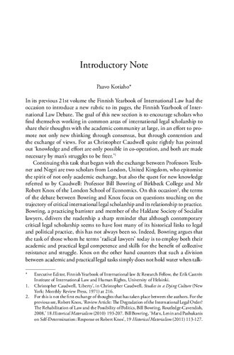 Finnish Yearbook Of International Law Volume 22 2011 Jan Klabbers Editor