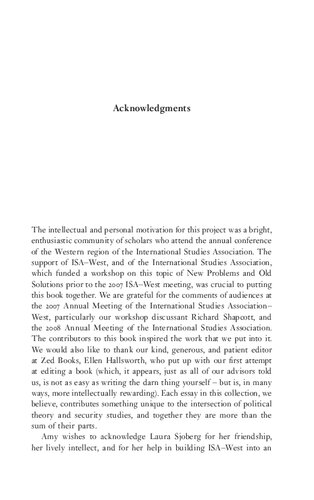 Rethinking The 21st Century New Problems Old Solutions Amy Eckert Laura Sjoberg Editors