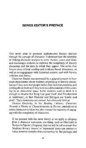 Frankenstein Character Studies David Higgins