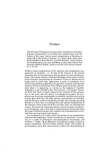 Simplicius On Epictetus Handbook 126 Charles Brittain Tad Brennan