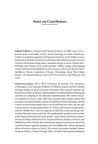 Chinas Energy Relations With The Developing World Carrie Liu Currier Manochehr Dorraj Editors