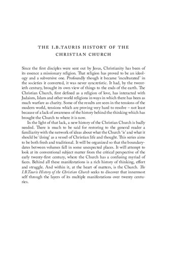 The Church In The Early Middle Ages The Ibtauris History Of The Christian Church Gr Evans Editor