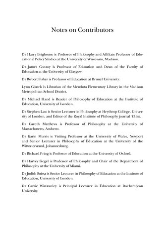 Philosophy In Schools Michael Hand Carrie Winstanley Editors