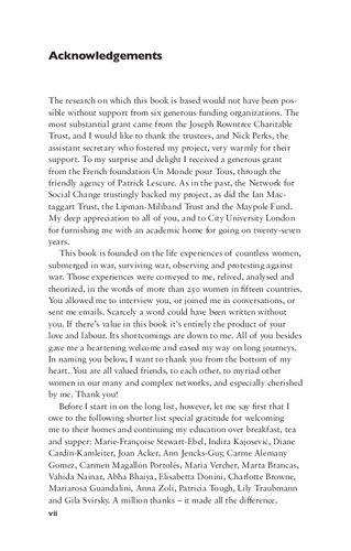 From Where We Stand War Womens Activism And Feminist Analysis Cynthia Cockburn
