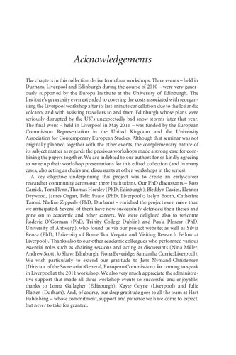 Empowerment And Disempowerment Of The European Citizen Michael Dougan Niamh Nic Shuibhne Eleanor Spaventa Editors