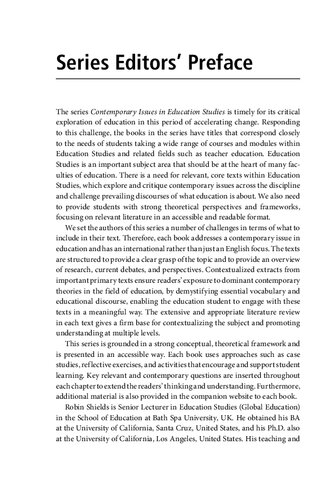 Globalization And International Education Robin Shields