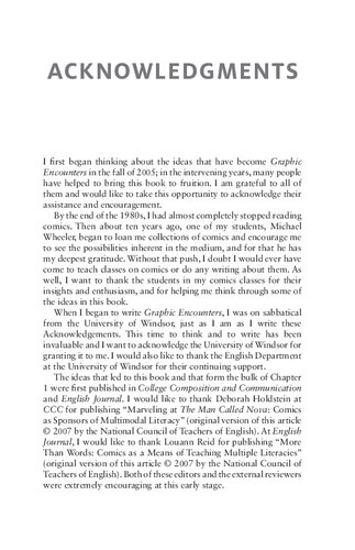 Graphic Encounters Comics And The Sponsorship Of Multimodal Literacy Dale Jacobs