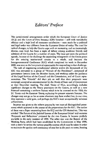 The Future Of The Judicial System Of The European Union Alan Dashwood Angus Johnston Editors