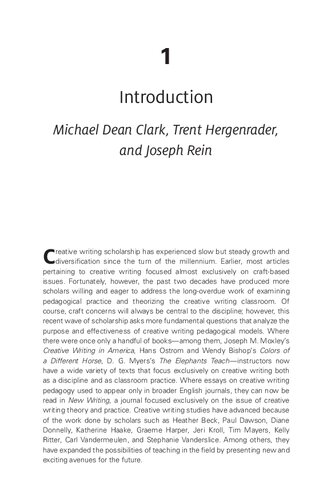 Creative Writing In The Digital Age Theory Practice And Pedagogy Michael Dean Clark Trent Hergenrader Joseph Rein Editors