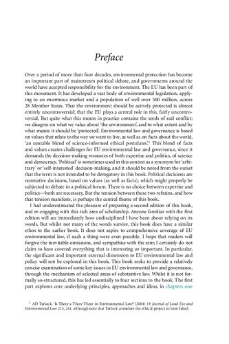 Eu Environmental Law Governance And Decisionmaking Second Edition Maria Lee