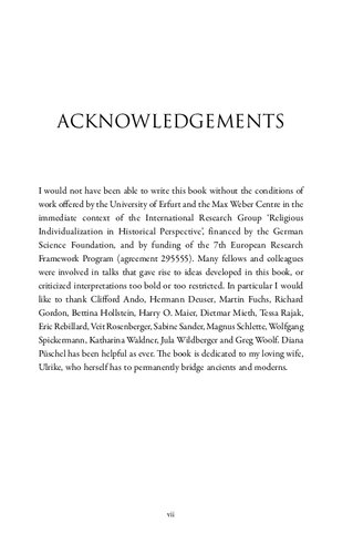 Religion Antiquity And Its Legacy Jörg Rüpke