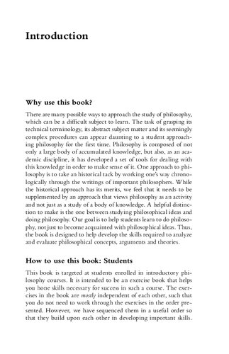 The Philosophy Skills Book Exercises In Critical Reading Writing And Thinking Stephen J Finn Chris Case Bob Underwood Jesse Zuck