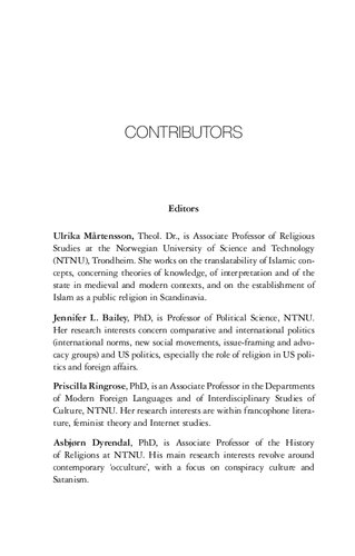 Fundamentalism In The Modern World Volume Volume 2 Fundamentalism And Communication Culture Media And The Public Sphere Ulrika Mrtensson Jennifer Bailey Priscilla Ringrose Asbjrn Dyrendal