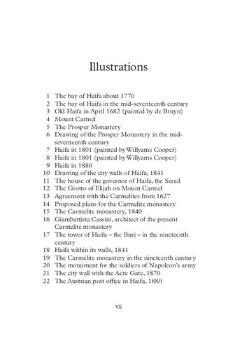 Ottoman Haifa A History Of Four Centuries Under Turkish Rule Alex Carmel