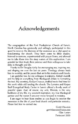Jesus Ascended 1st Edition Gerrit Scott Dawson