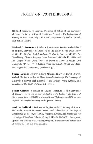 Shakespeare And Renaissance Europe Andrew Hadfield Paul Hammond Editors