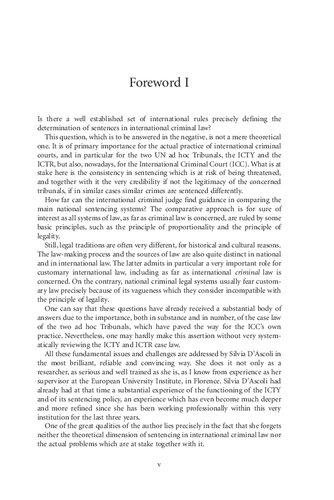 Sentencing In International Criminal Law Silvia Dascoli
