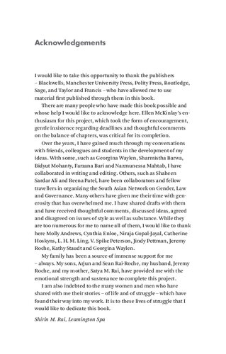 The Gender Politics Of Development Essays In Hope And Despair Shirin M Rai