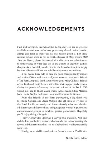 Why Women Will Save The Planet Friends Of The Earth And C40 Cities Nicola Baird