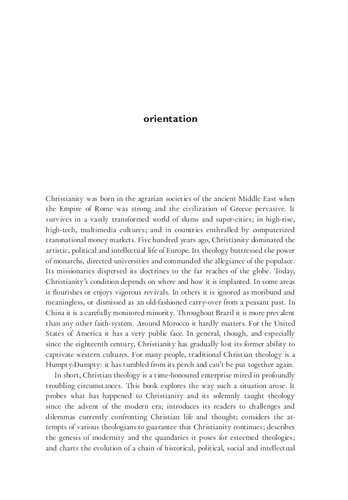 A Modern Introduction To Theology New Questions For Old Beliefs Philip Kennedy