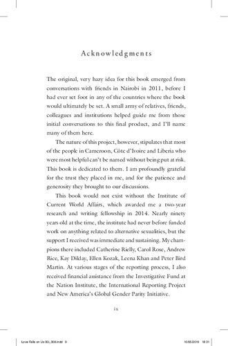 Love Falls On Us A Story Of American Ideas And African Lgbt Lives Robbie Coreyboulet