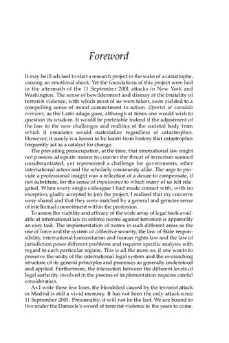 Enforcing International Law Norms Against Terrorism Andrea Bianchi Editor