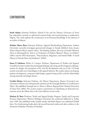 Dress Sense Emotional And Sensory Experiences Of The Body And Clothes Donald Clay Johnson Helen Bradley Foster Editors