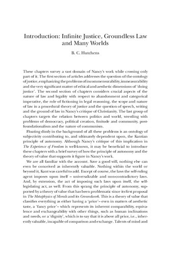 Jeanluc Nancy Justice Legality And World Benjamin Hutchens Editor