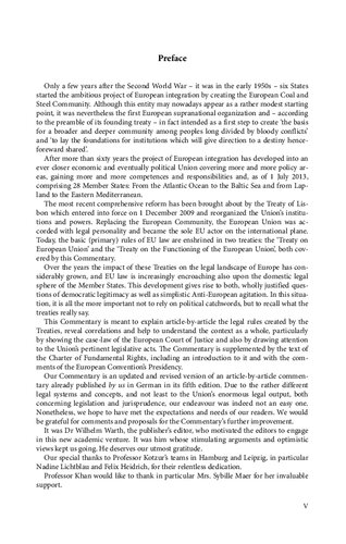European Union Treaties Treaty On European Union Treaty On The Functioning Of The European Union Rudolf Geiger Danielerasmus Khan Markus Kotzur Editors
