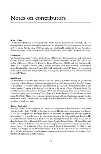 News Online Transformations And Continuities Graham Meikle Guy Redden