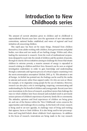 Rethinking Children Violence And Safeguarding New Childhoods Series Lorraine Radford
