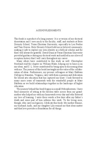 The Bible Gender And Reception History The Case Of Jobs Wife Katherine Low
