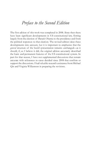 The Constitution Of The United States Of America A Contextual Analysis Mark Tushnet