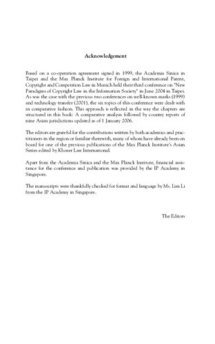 Copyright Law And The Information Society In Asia Christopher Heath Kungchung Liu Editors