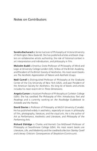 Aesthetics The Key Thinkers Alessandro Giovannelli Editor