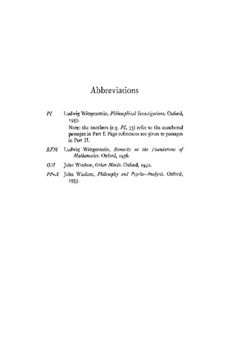 The Later Philosophy Of Wittgenstein David Pole