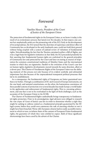 The Eu Charter Of Fundamental Rights A Commentary Steve Peers Tamara Hervey Jeff Kenner Angela Ward Editors