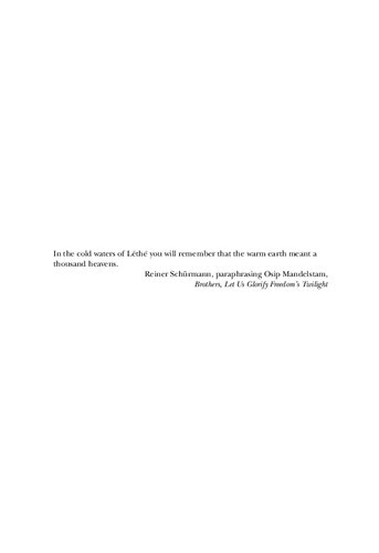 Parmenides Plato And Mortal Philosophy Return From Transcendence Vishwa Adluri