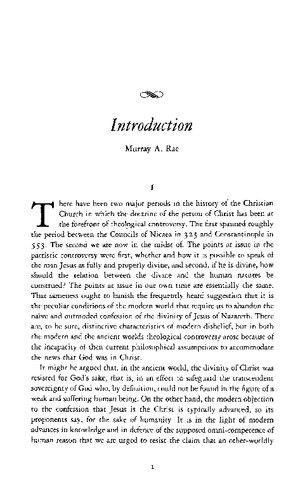 The Person Of Christ Murray Rae Stephen R Holmes