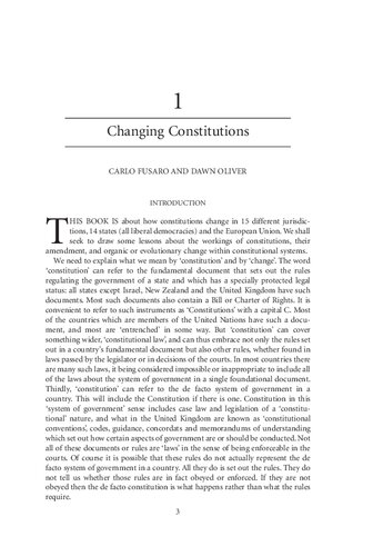 How Constitutions Change Dawn Oliver Carlo Fusaro