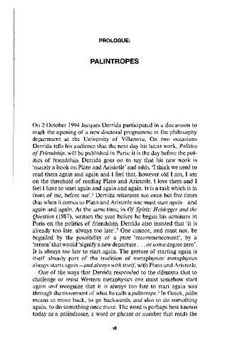 Starting With Derrida Sean Gaston