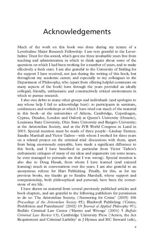 Answering For Crime Antony Duff