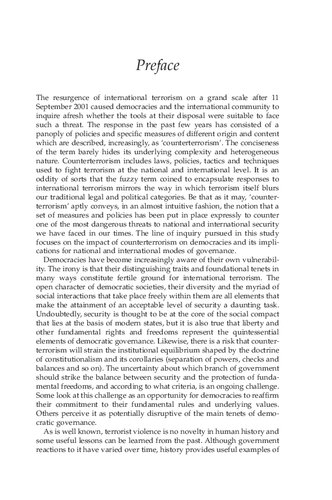 Counterterrorism Democracys Challenge 1st Andrea Bianchi