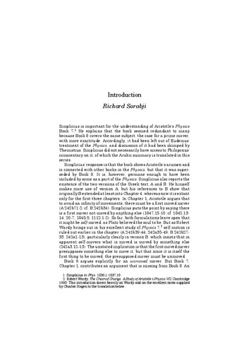 Simplicius On Aristotle On Physics 7 Charles Hagen
