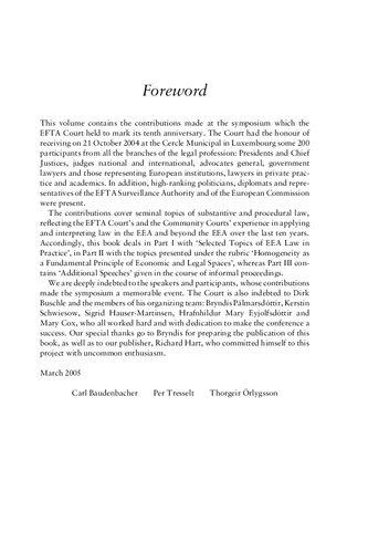 The Efta Court Ten Years On Carl Baudenbacher Per Tresselt Thorgeir Orlygsson Editors