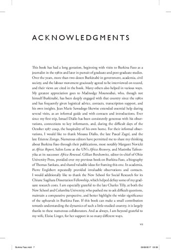 Burkina Faso A History Of Power Protest And Revolution Ernest Harsch