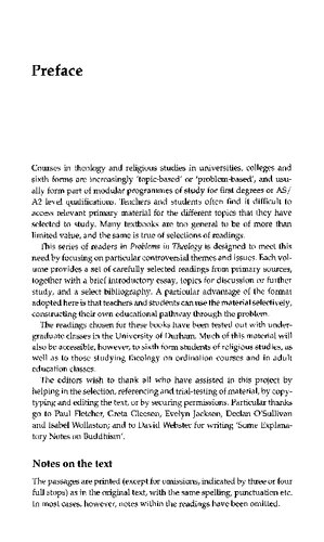 Evil Problems In Theology A Reader Jeff Astley David Brown Ann Loades Editors